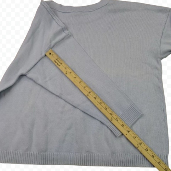 J.Jill * Light Blue Crew Neck Sweater * Size XL - Picture 5 of 10